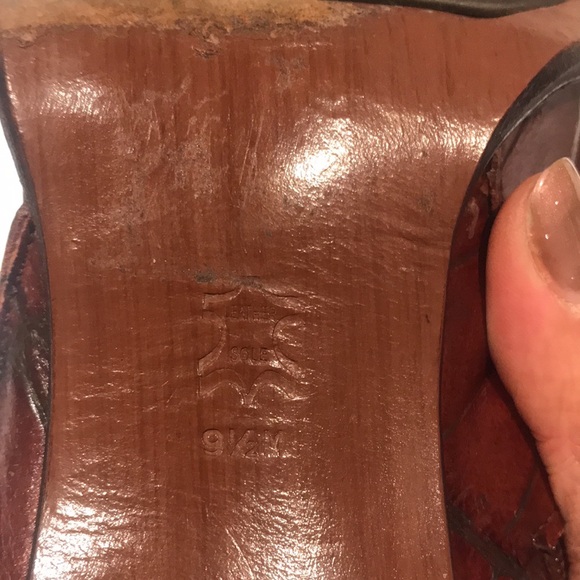 Leather Croco boots - Picture 5 of 10